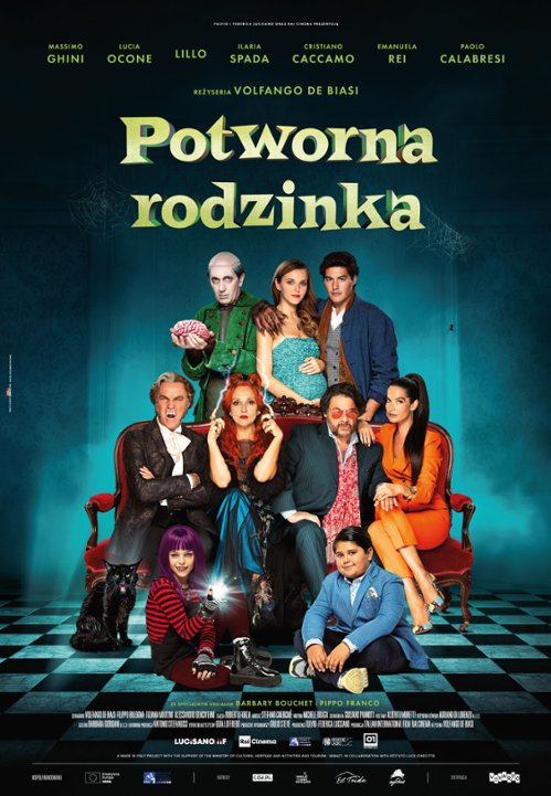 Potworna rodzinka / Una famiglia mostruosa (2021) PLDUB.1080p.WEB-DL.H.264-FOX / Polski Dubbing