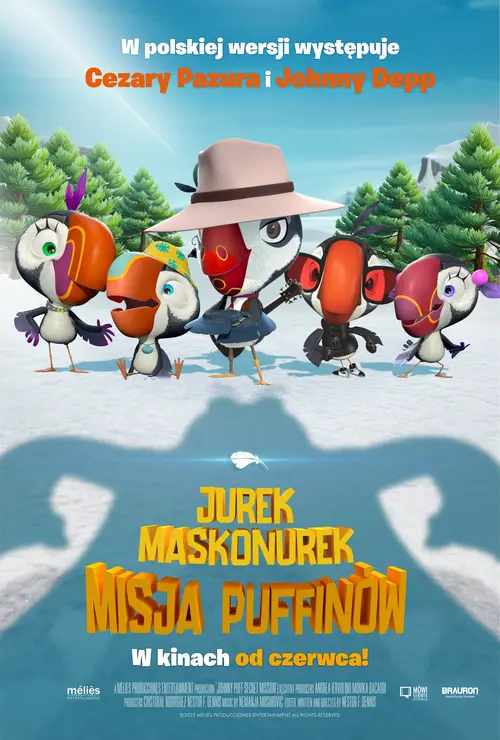 Jurek Maskonurek: Misja Puffinów / Johnny Puff: Secret Mission (2024) PLDUB.1080p.WEB-DL.H.264.DDP2.0-FOX / Dubbing PL